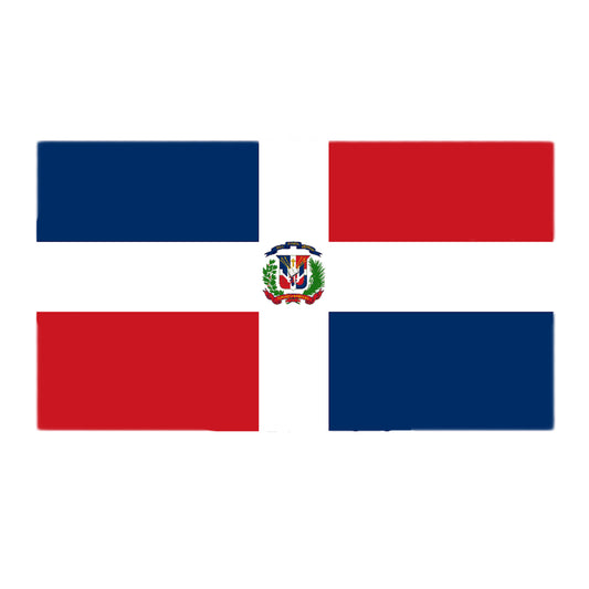 Sello Bandera República Dominicana Bordada